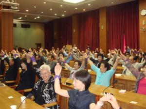 제2회 세계노인학대인식의 날 워크숍에 참가한 노인들이 즐거운 시간을 보내고 있다. ⓒ2007 welfarenews