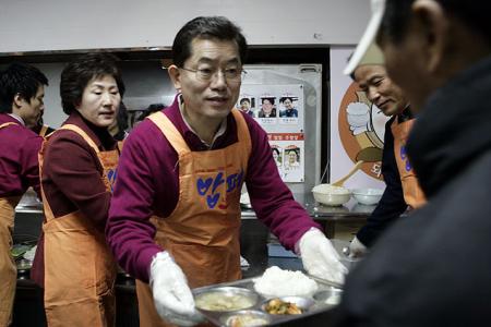 문국현 후보 ⓒ2007 welfarenews