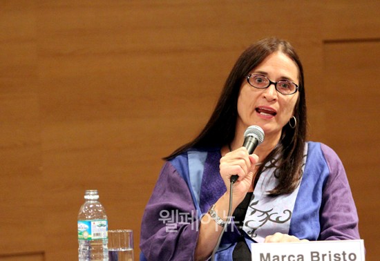 ▲ 2011 RI 코리아 국제컨퍼런스에서 발표 중인 마르카 브리스토 대표 ⓒ최지희 기자