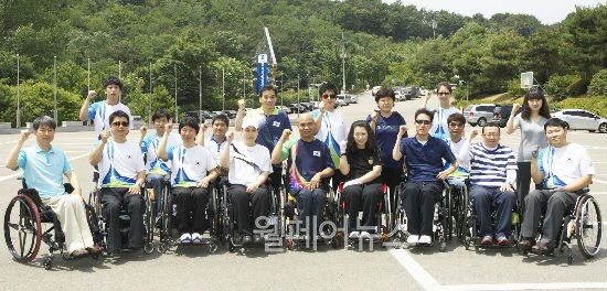▲ 장애인올림픽 2연패에 도전하는 장애인사격팀. ⓒ대한장애인체육회