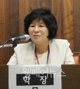 ▲ 한국학점은행평생교육협의회 문양순 학장.