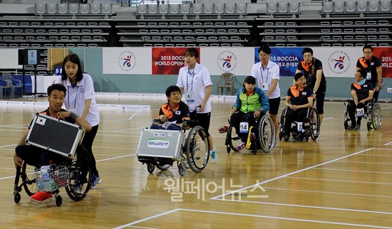 ▲ BC1·2 단체전에 출전하는 한국 선수들.
