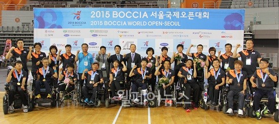 ▲ 2015보치아 서울국제오픈대회가 23일 폐막한 가운데, 한국 국가대표 선수단 모두가 메달을 획득하는 기쁨을 누렸다.