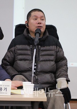 ▲ 서울장애인자립생활센터협의회 최용기 회장.