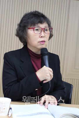 ▲ 한국여성장애인연합 유영희 상임대표.