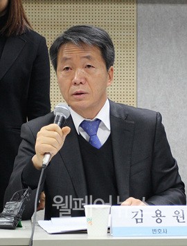 ▲ 형제복지원 피해사건의 담당 검사 였던 김용원 변호사가 발언하고 있다.