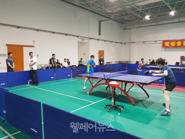 남북 선수단은 지난 3일~6일까지 중국 국가장애인체육훈련원(북경 소재)에서 탁구와 수영종목 총 16명의 선수단이 합동 훈련한 바 있다. ⓒ대한장애인체육회