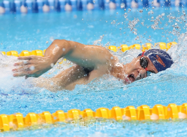 장애인 수영 간판으로 불리는 조기성 선수가 자유형 100m에서 은메달을 획득했다. 이번대회에 그는 50m와 200m 경기를 남겨두고 있다. ⓒ대한장애인체육회