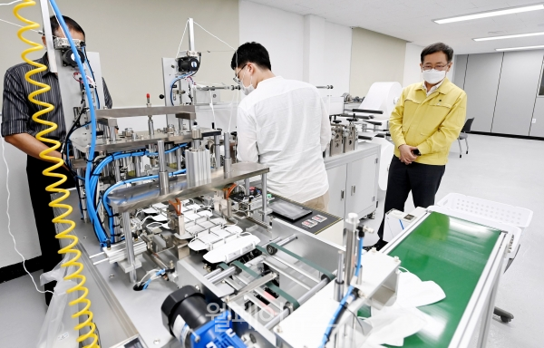ⓒ장애인 재활 마스크 제조시설 방문(부평구 협성원(2020.9.25일)