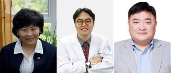 (왼쪽부터) 올해의 장애인상을 수상한 김남희, 이규환, 고관철 씨. ⓒ보건복지부