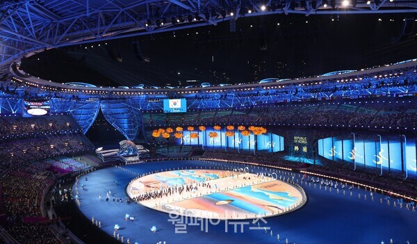 개막식이 열린 항저우 올림픽 스포츠센터 스타디움. ⓒ대한장애인체육회