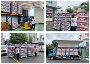 대한적십자사 서울지사, 집중호우 피해 이재민에 긴급구호활동 전개